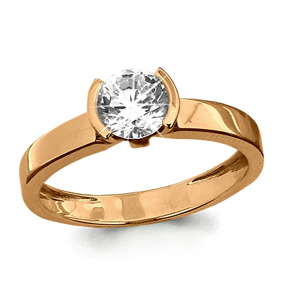 Кольцо из красного золота 585 пробы 660371