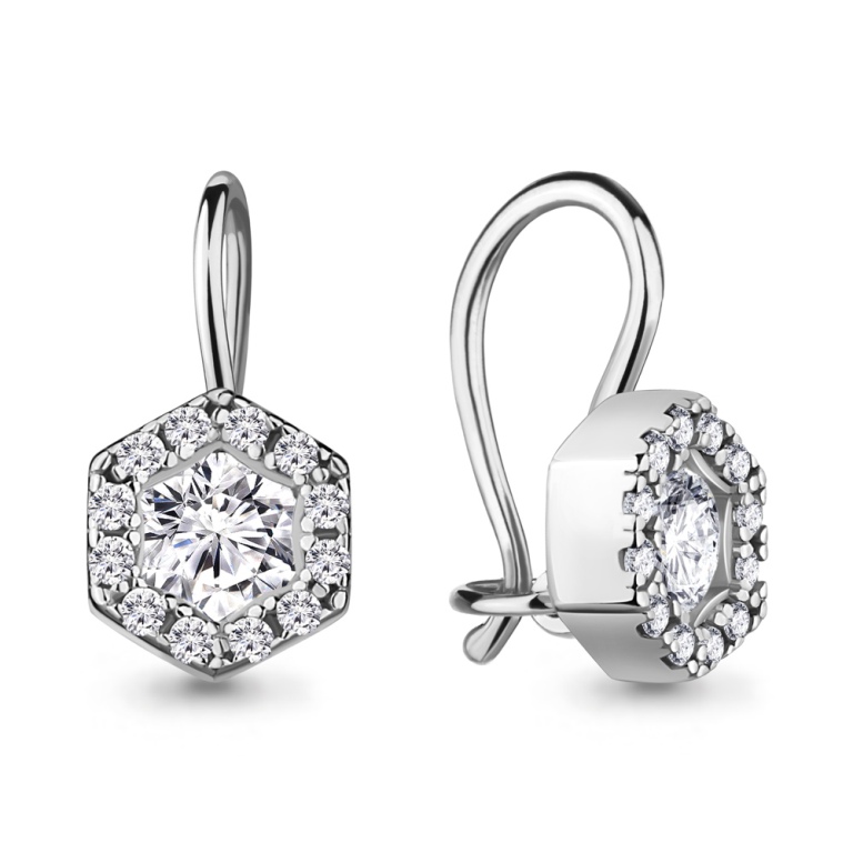 Серьги из серебра 48775А