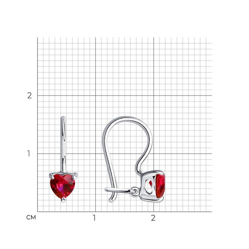 Серьги из серебра 94020589
