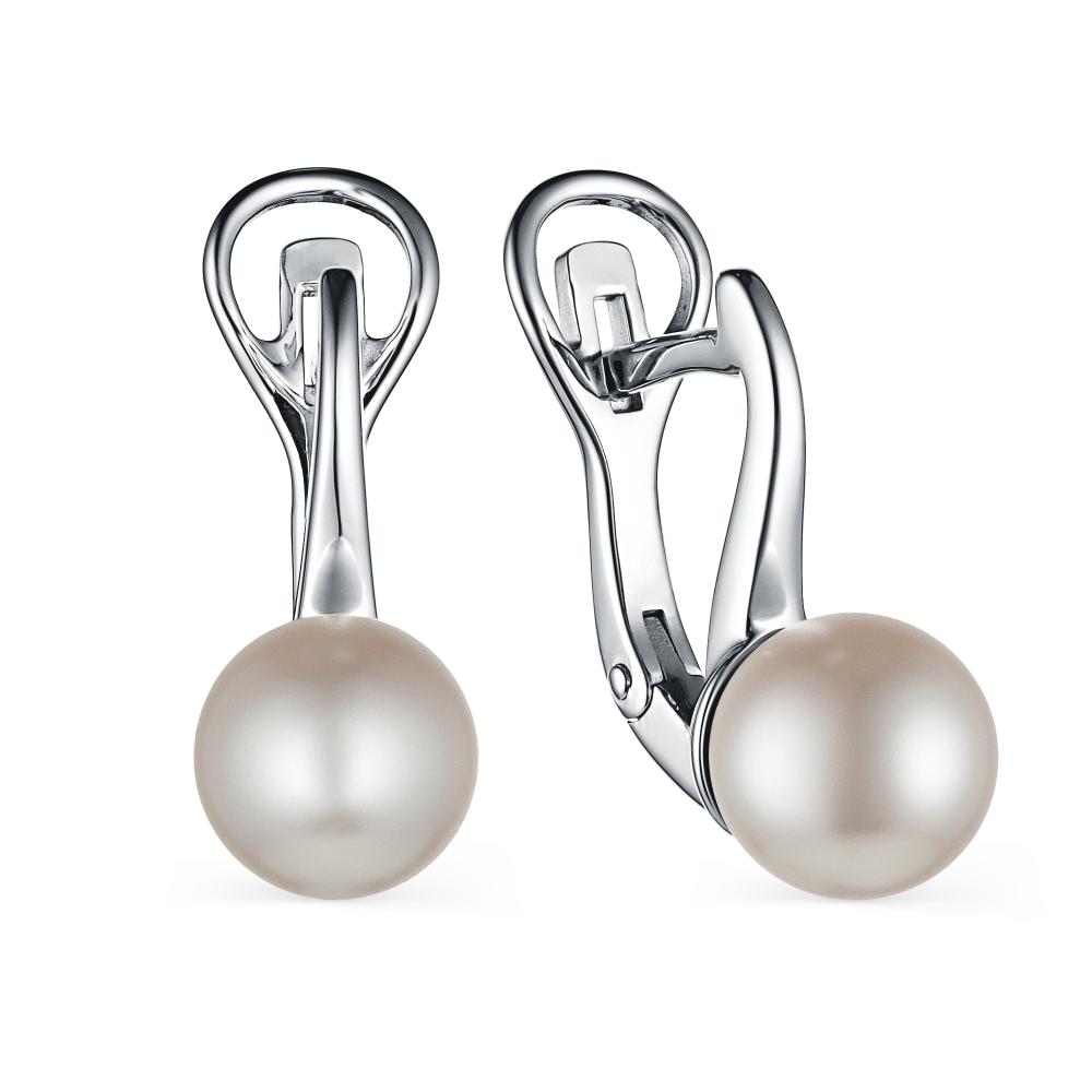 Серьги из серебра 02-3065/0ЖСВ-00