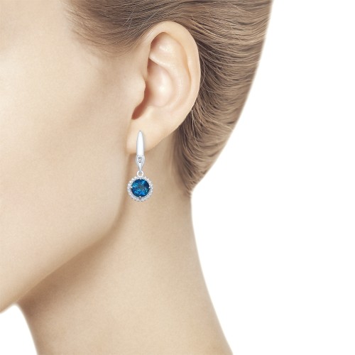 Серьги из серебра 92021876