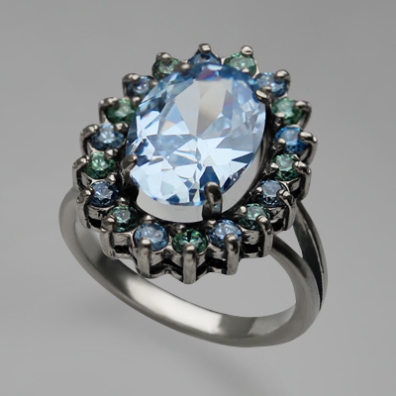 Кольцо из серебра к2370