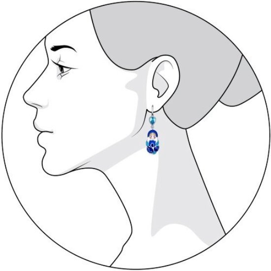 Серьги из серебра 94021313