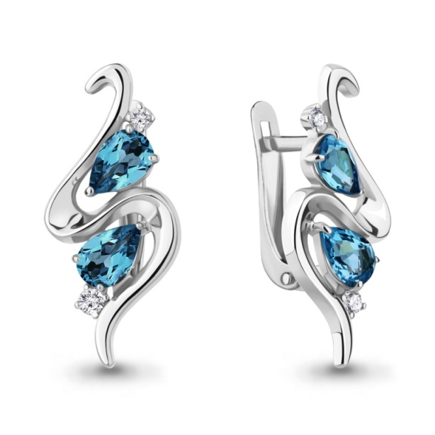 Серьги из серебра 4765908А