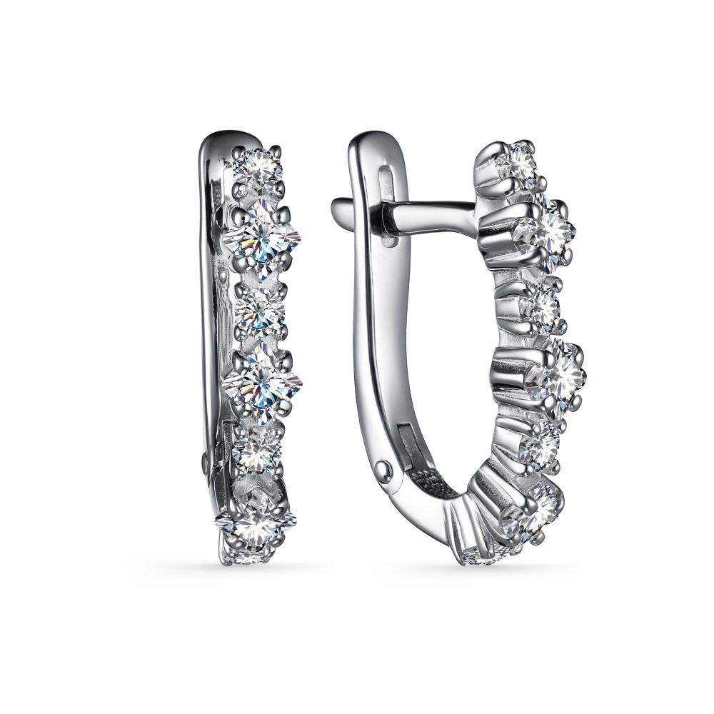 Серьги из серебра 02-3333/00КЦ-00