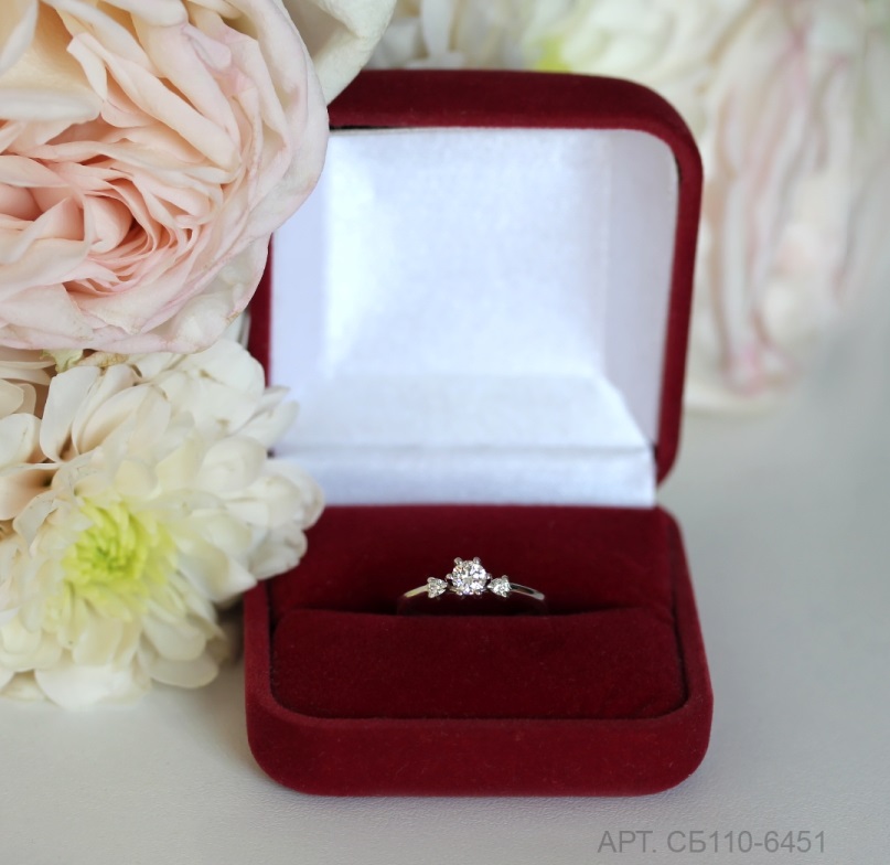 Кольцо из золота СБ110-6451