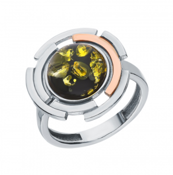 Кольцо из родированого серебра 925 пробы 210 1151 304