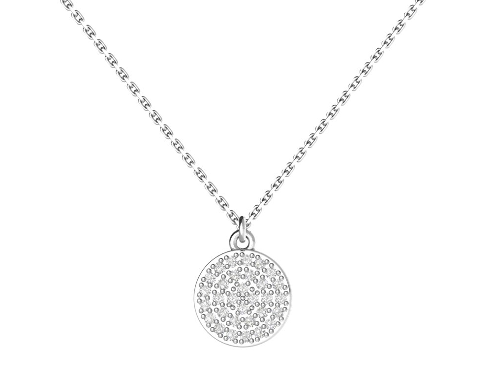 Колье из серебра 3121484-00775