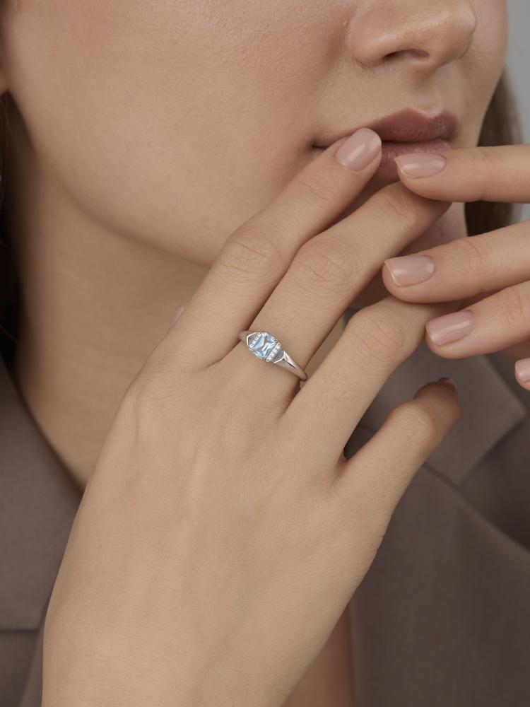 Кольцо из серебра 01-4853/00ТБ-00