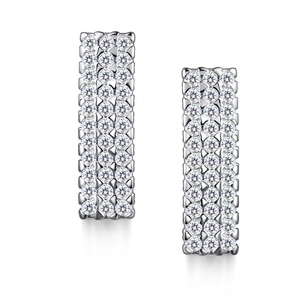 Серьги из серебра 02-4613/00КЦ-00