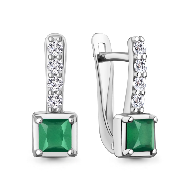 Серьги из серебра 45027909А