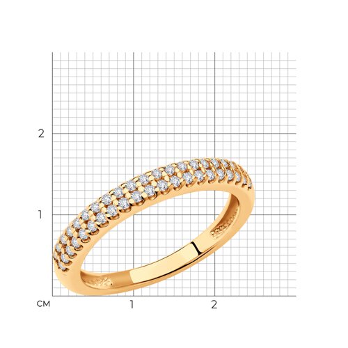 Кольцо из серебра 93010525