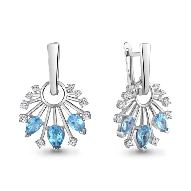 Серьги из серебра 4758205А