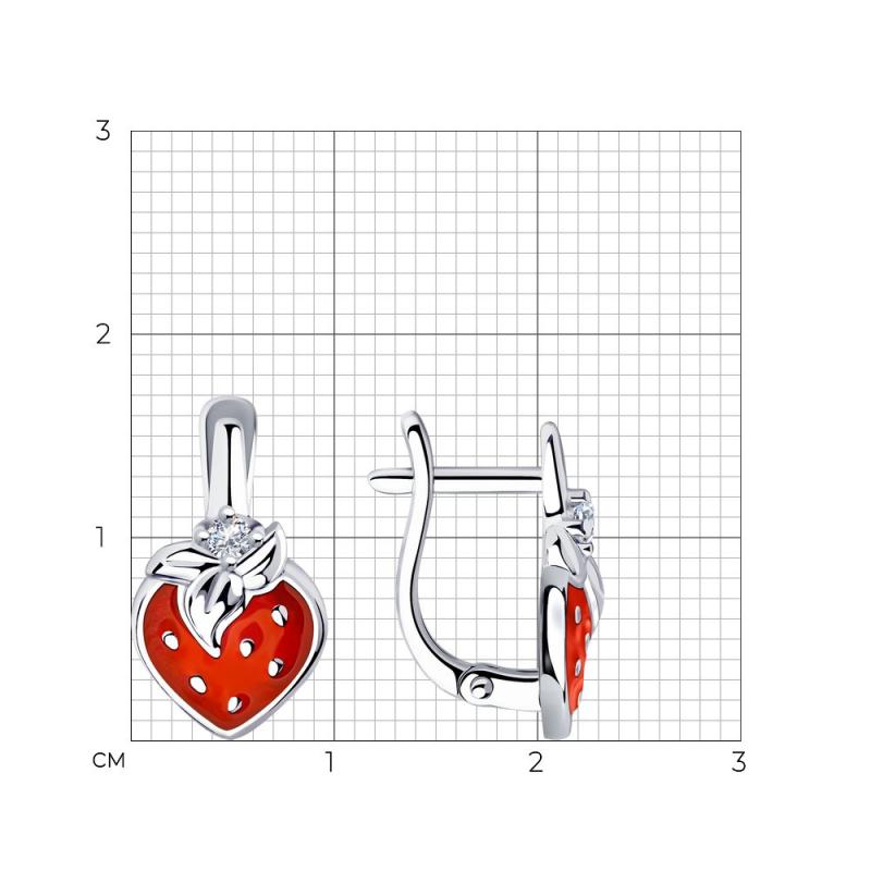 Серьги из серебра 94023703
