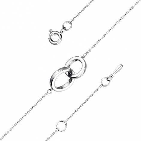 Браслет из серебра 05-1954/00КЦ-00