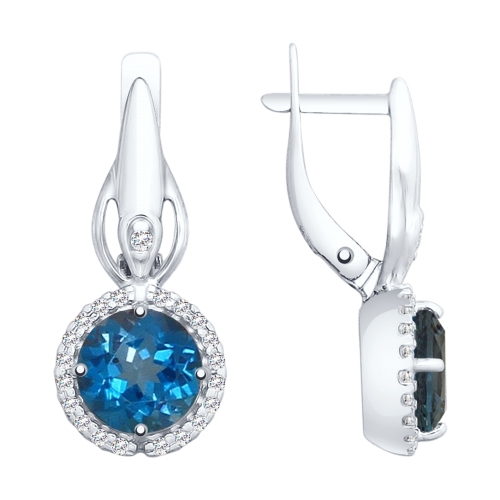 Серьги из серебра 92021859
