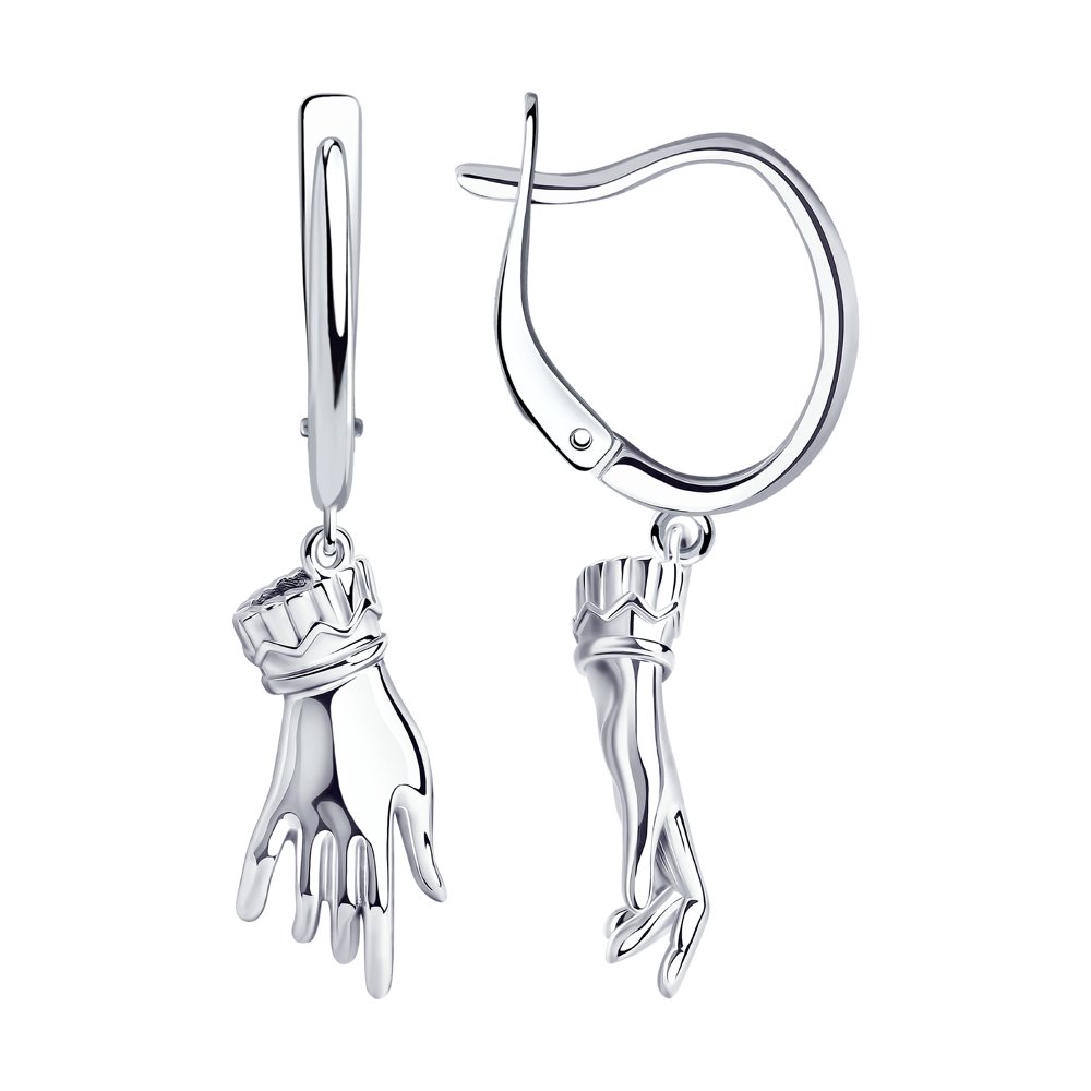 Серьги из серебра 94024312