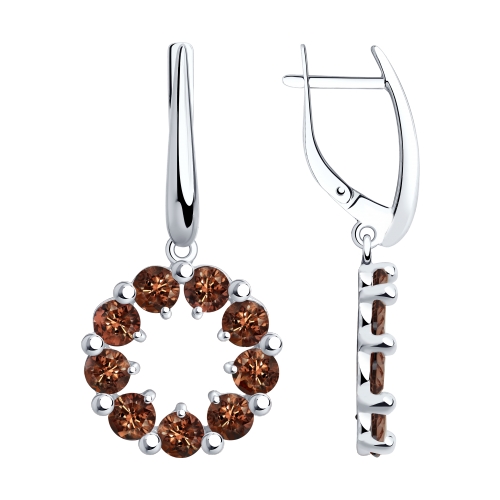 Серьги из серебра 94-121-00345-4