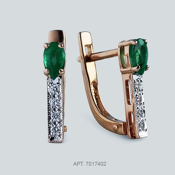 Серьги из золота 7017402