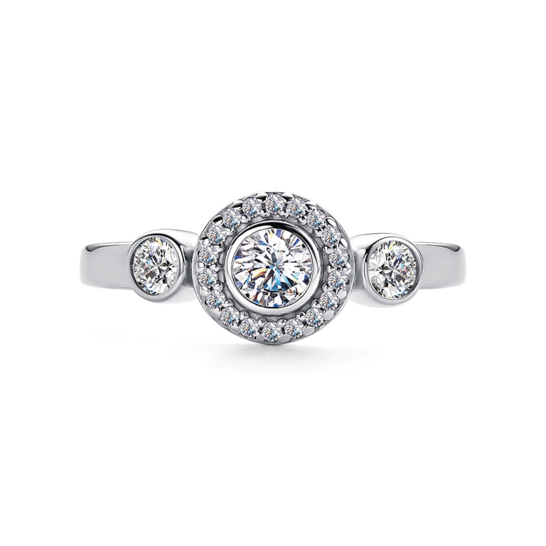 Кольцо из серебра 01-4008/00КЦ-00
