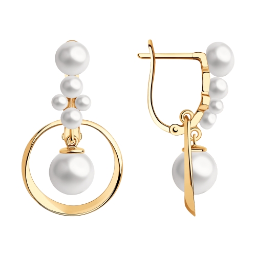 Серьги из золота 792211