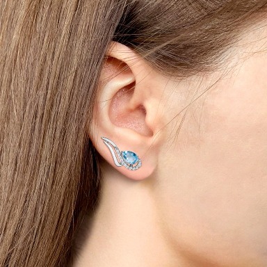 Серьги из серебра 4770205А