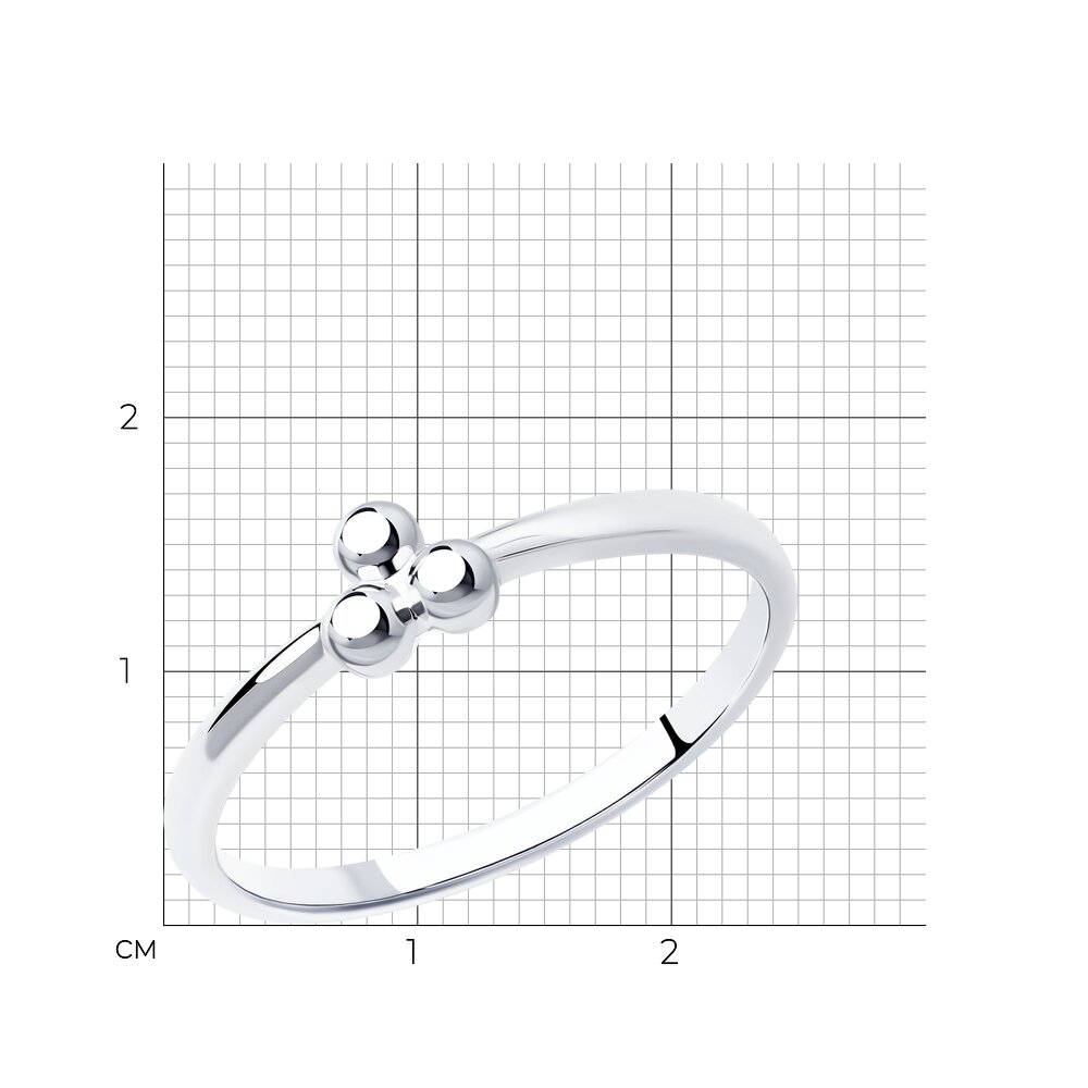 Кольцо из серебра 94013301