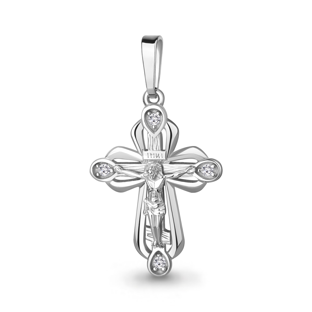 Крест из серебра 22350А