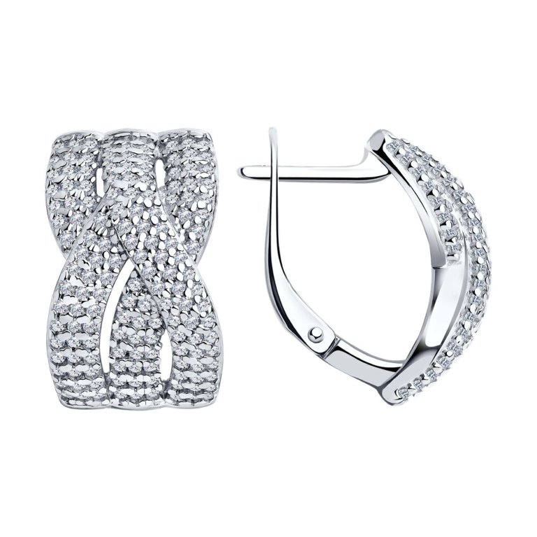 Серьги из серебра 94025272