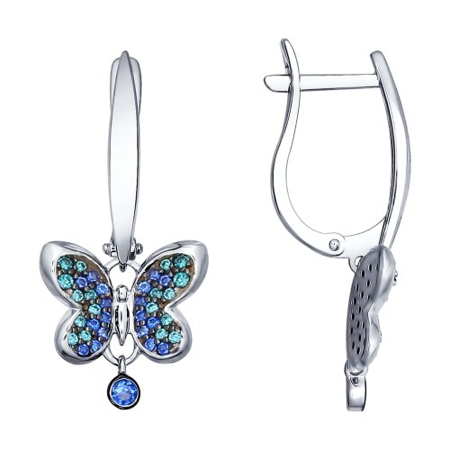 Серьги из серебра 94022511