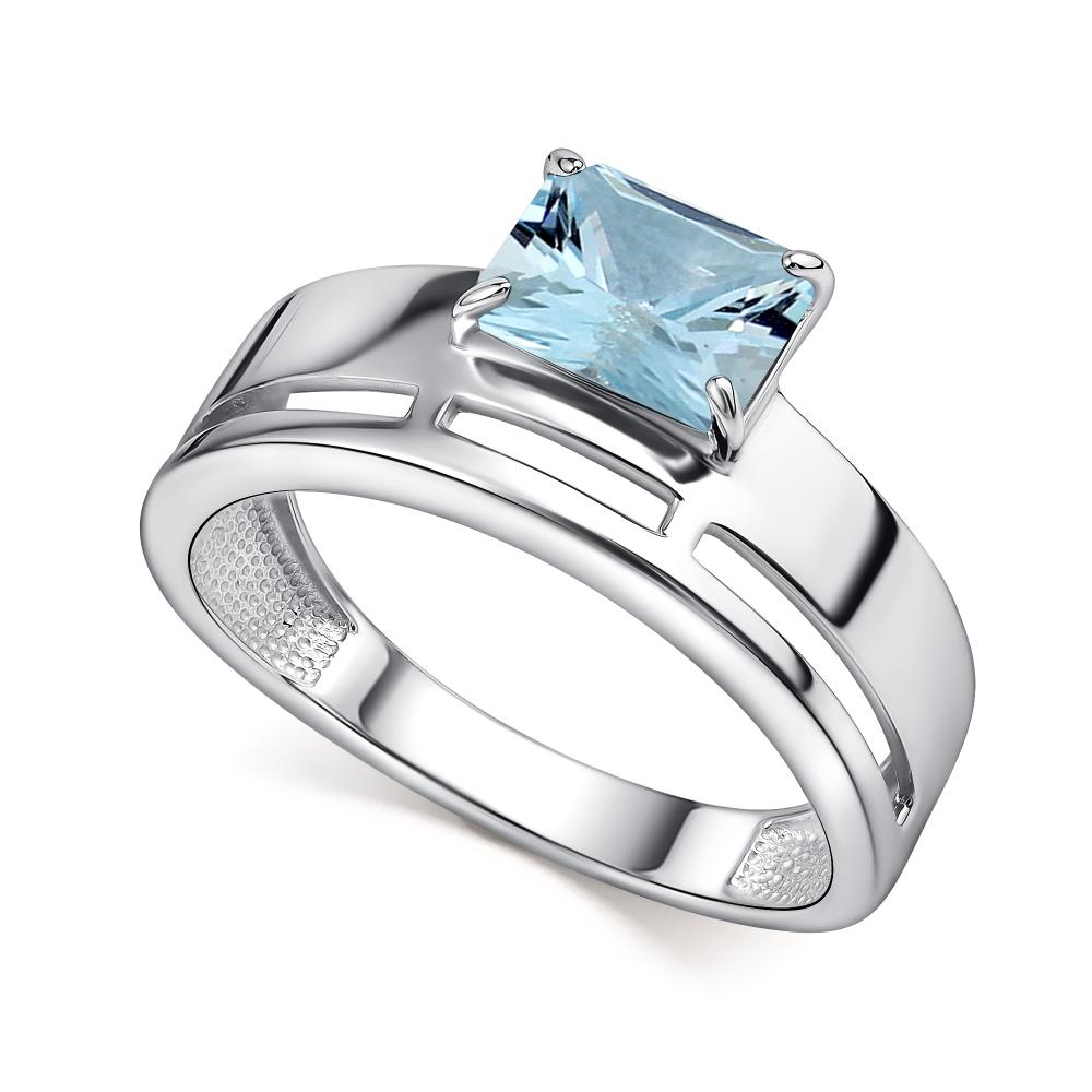 Кольцо из родированого серебра 925 пробы 01-4436/00ТБ-00