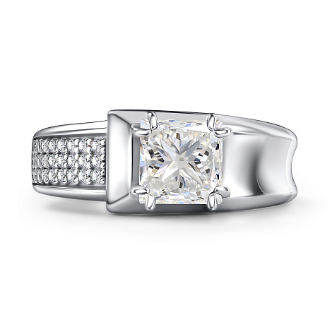 Кольцо из серебра 01-4419/00ГХ-00