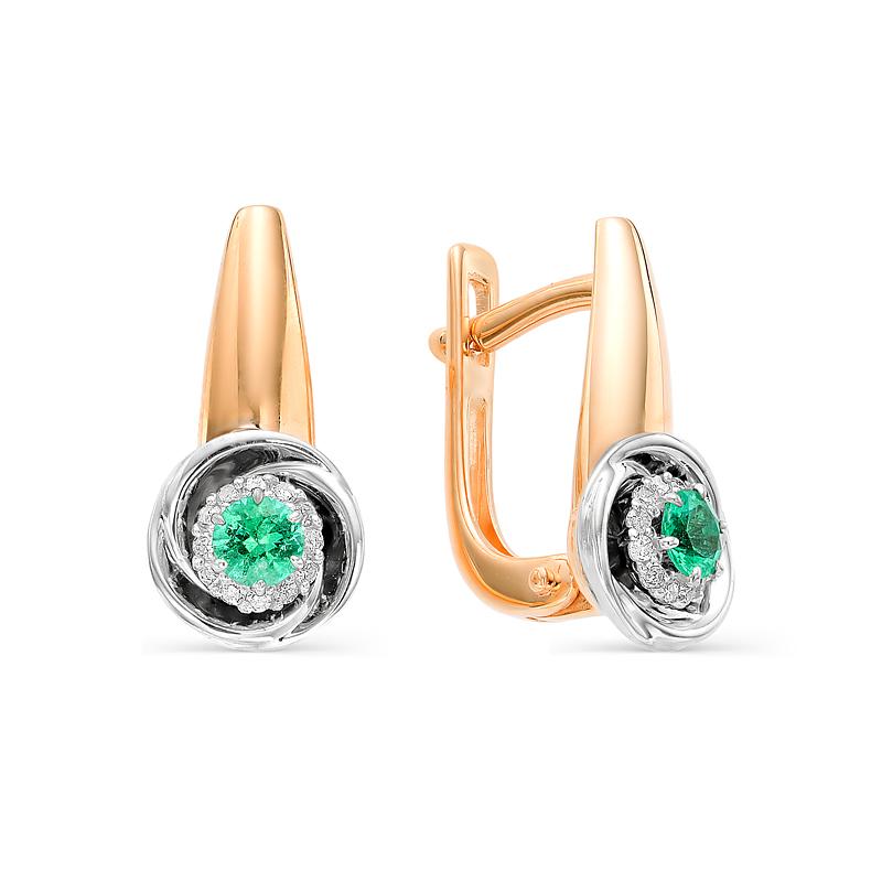 Серьги из золота 21534-101
