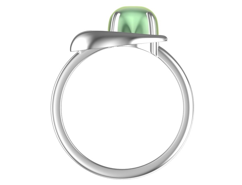 Кольцо из родированого серебра 925 пробы 1101435-05355