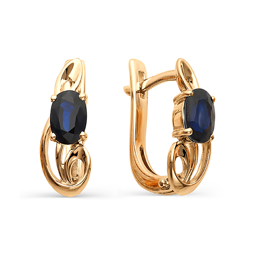 Серьги из золота 21420-102