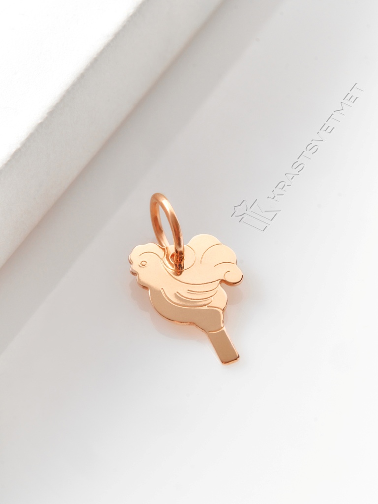 Подвеска из красного золота 585 пробы НП12-1499