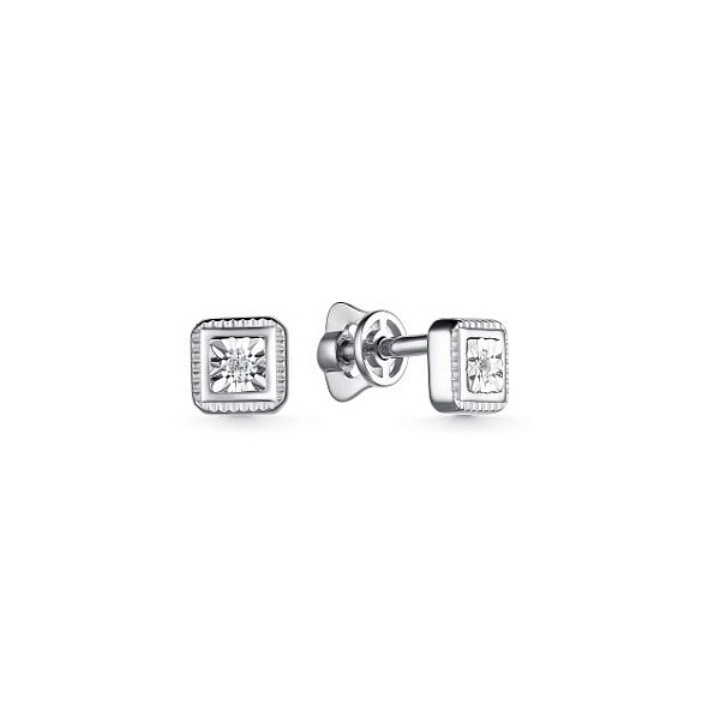 Пусеты из серебра 02-3531/000Б-00