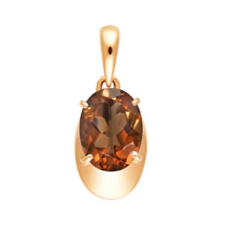 Подвеска из красного золота 585 пробы п1013-48-01