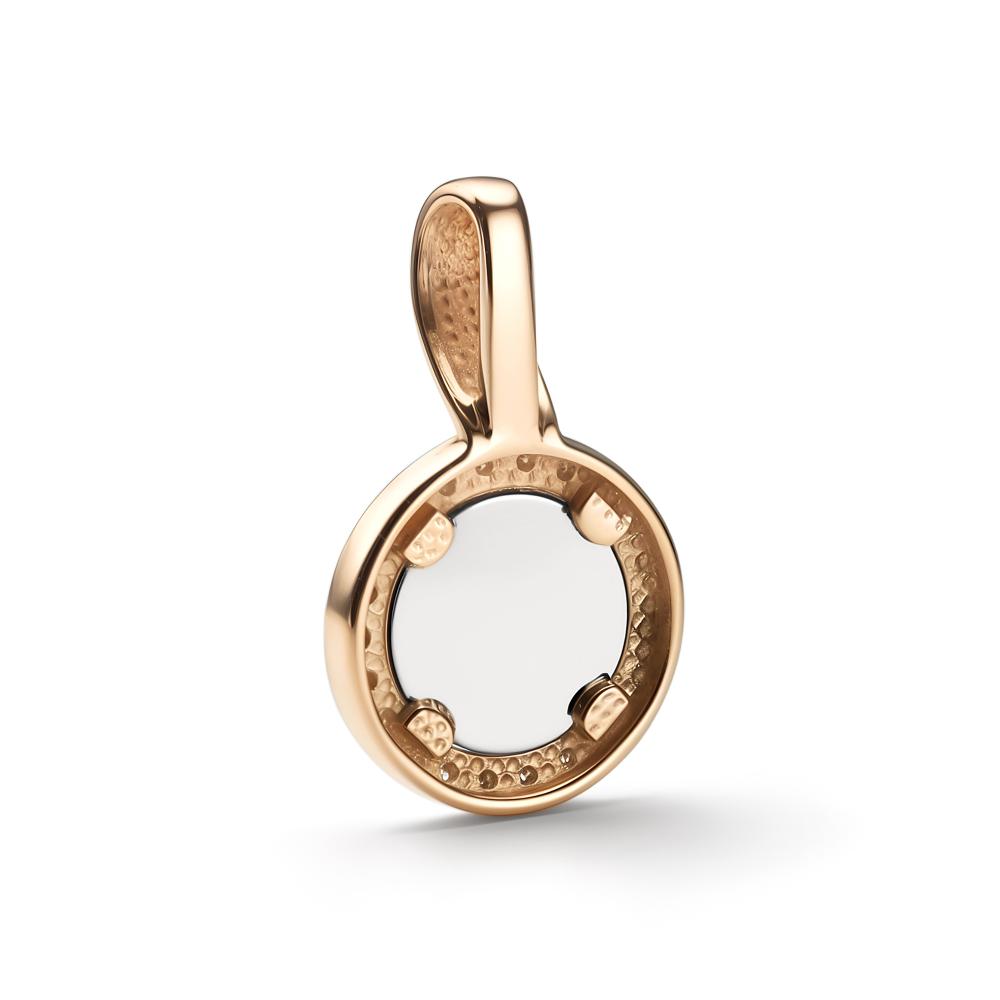 Подвеска из красного золота 585 пробы 36528-100 с бриллиантом