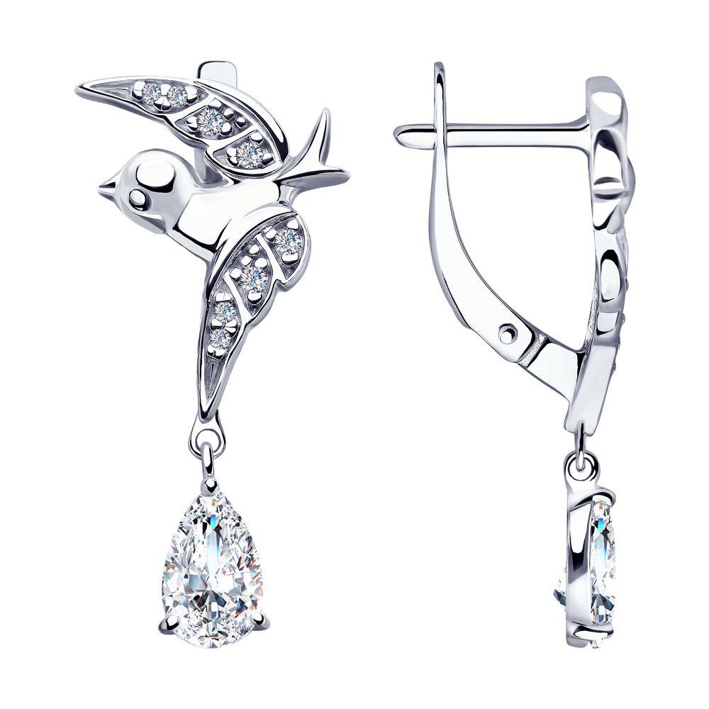 Серьги из серебра 94023370