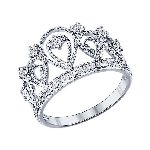 Кольцо из серебра 94011215