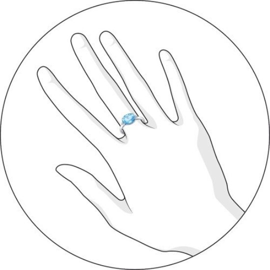Кольцо из серебра 92010972