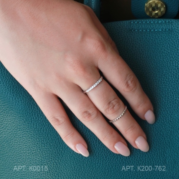 Кольцо из белого золота 585 пробы К0015