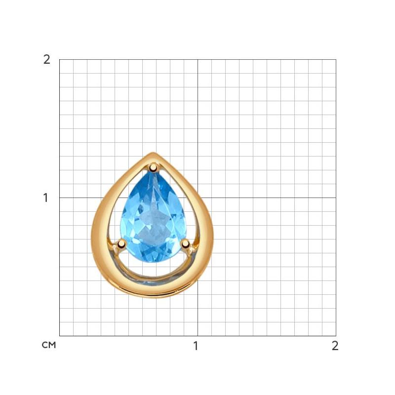 Подвеска из золота 731397