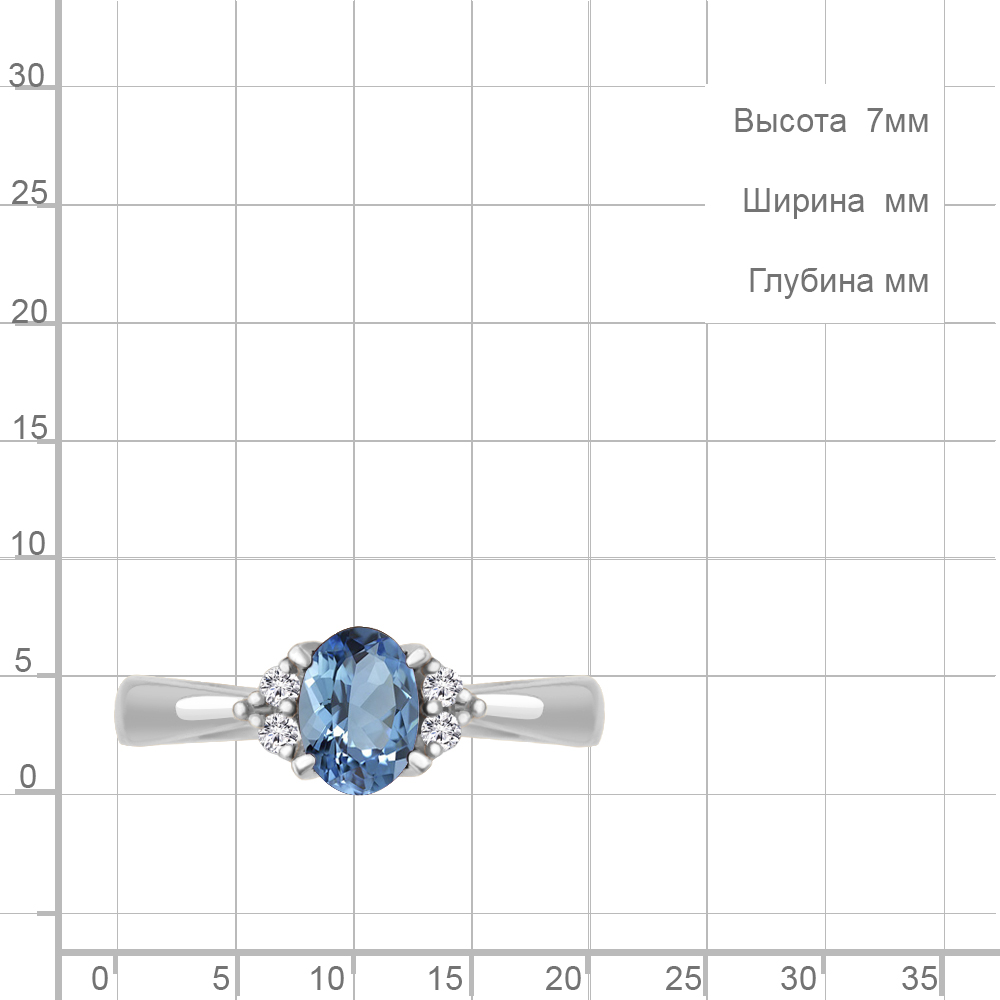 Кольцо из серебра 6523605А