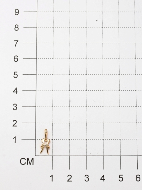 Подвеска из красного золота 585 пробы 34205-100 с бриллиантом