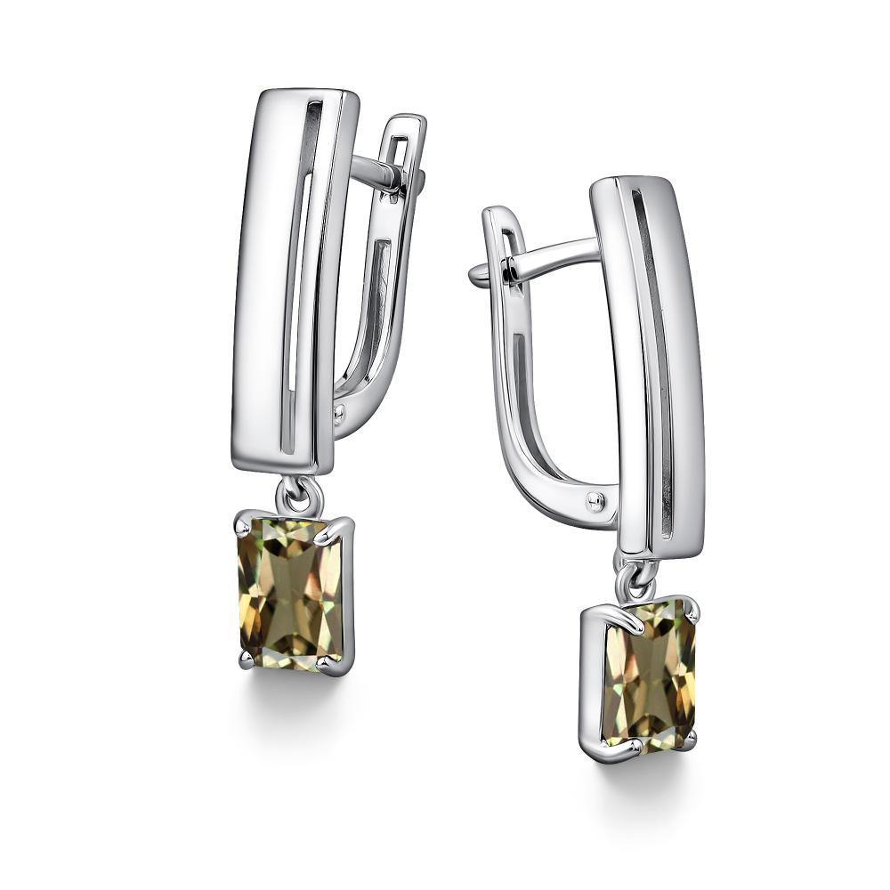 Серьги из серебра 02-4436/00СТ-00