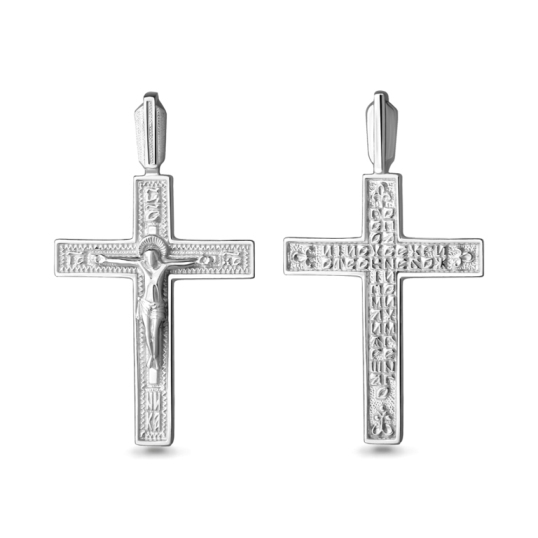 Крест из серебра 10286
