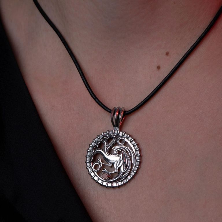 Подвеска из родированого серебра 925 пробы ПЛ009-28