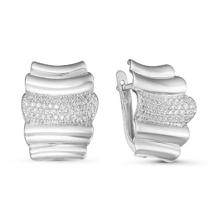 Серьги из серебра с126020